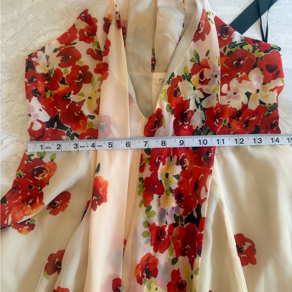 NWT: House of Harlow | Revolve 1960 - Floral Halter Maxi Dress Sz: Medium - Picture 8 of 9